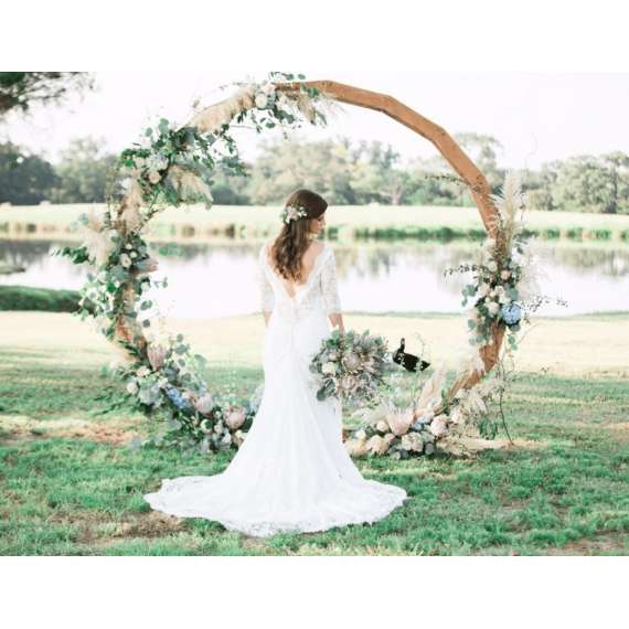 Arche De Mariage Carrée 2x2 M – Support Réglable En Hauteur, Doré, Pour Décoration D’événements Et Fêtes - 11